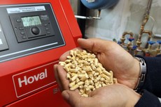 Installation pellets Hoval